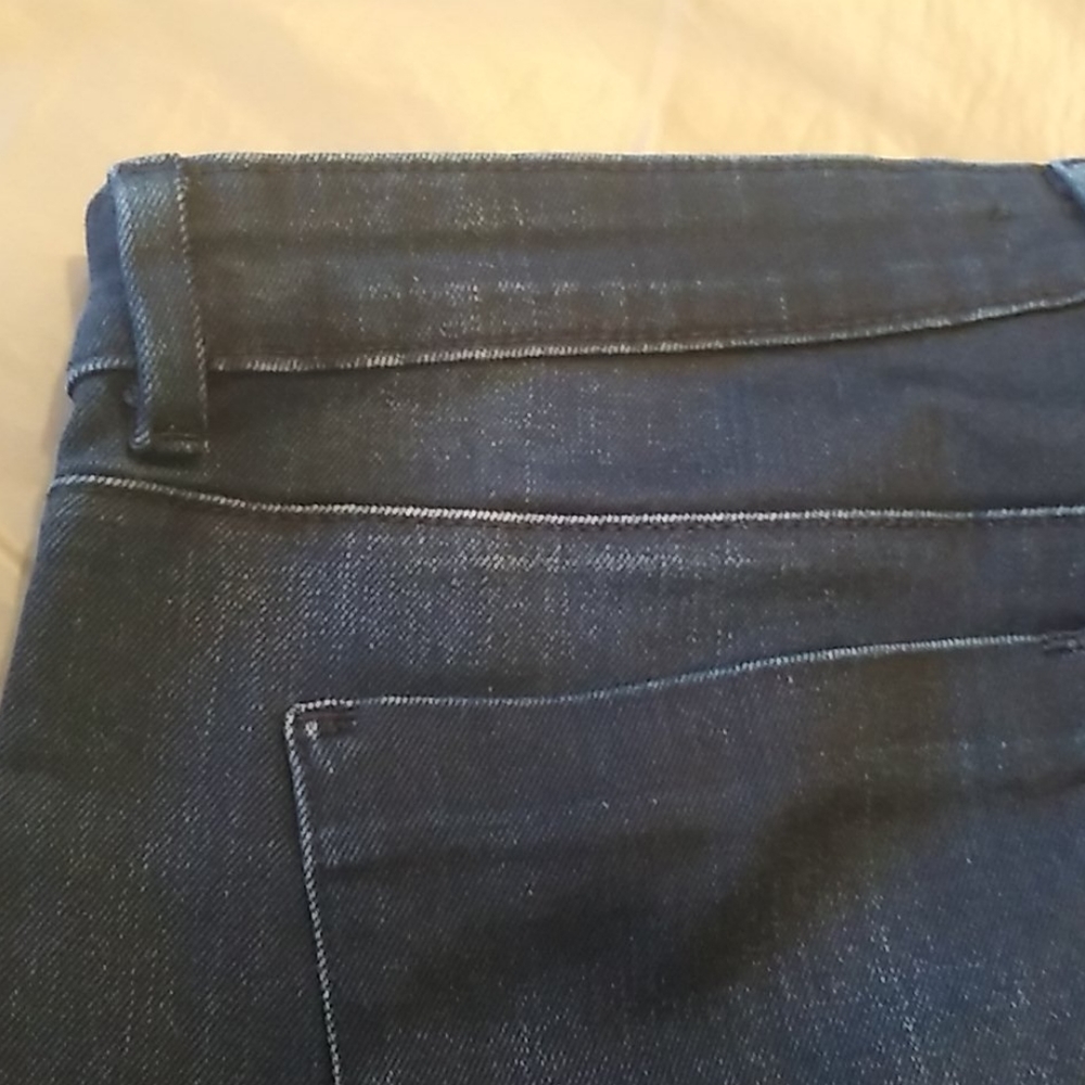 3/$15 H&M dark wash stretch tapered leg jeans - Picture 4 of 6